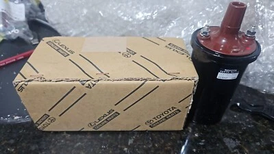 NEW 81 - 90 TOYOTA LAND CRUISER FJ60 FJ62 IGNITION COIL 12V OEM - Image 1 of 4