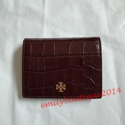 NUEVO CON ETIQUETAS Tory Burch 149642 Blake Cuero Repujado Mini Cartera Soporte de Identificación Escarabajo Baya Foto 1 de 4