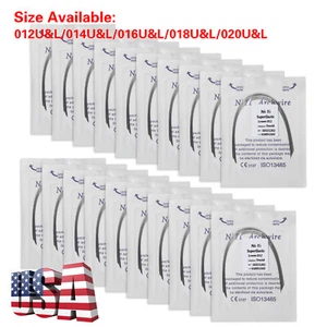 100 Packs Dental Orthodontic Super Elastic Wire Niti Round Arch Wires Ovoid Form - Picture 1 of 34