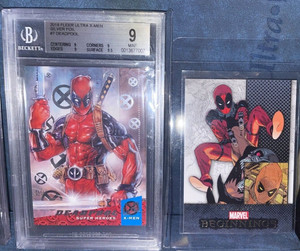 2018 Fleer Ultra UD X-MEN Fleer Ultra BGS 9 MINT 💥 + Bonus Marvel Cards
