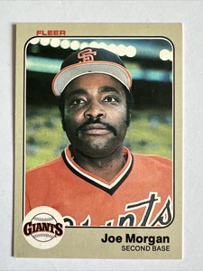 FLEER 1983 MLB Card JOE MORGAN SF Giants #270 Ex! ⚾️