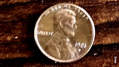 1981 D Penny Error on Lincolns Mouth - Image 1 of 4