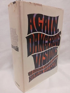 Again, Dangerous Visions Harlan Ellison 1972 BCE Vintage SF Hardcover DJ Classic - Picture 1 of 24