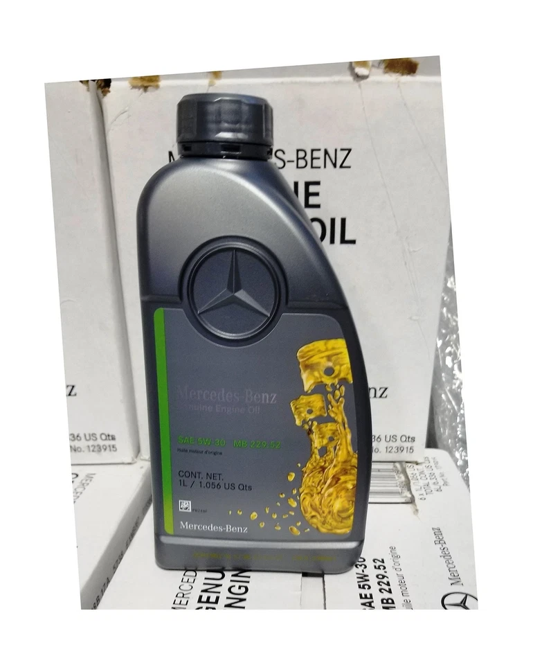 Mercedes Benz 5W30 Synthetic Oil 229.52-1 case of 6 quarts