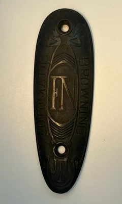 Espingarda semi-automática vintage FN Browning A5 5-1/8X1-11/16"X3-3/8" placa de topo (84 - Imagem 1 de 4