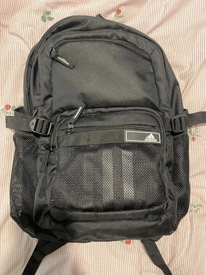 adidas Energy Backpack with Padded Sleeve Black/ White - Image 1 of 4