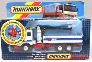 Matchbox SuperKing K148 PEX CRANE TRUCK diecast MIB - Picture 1 of 7
