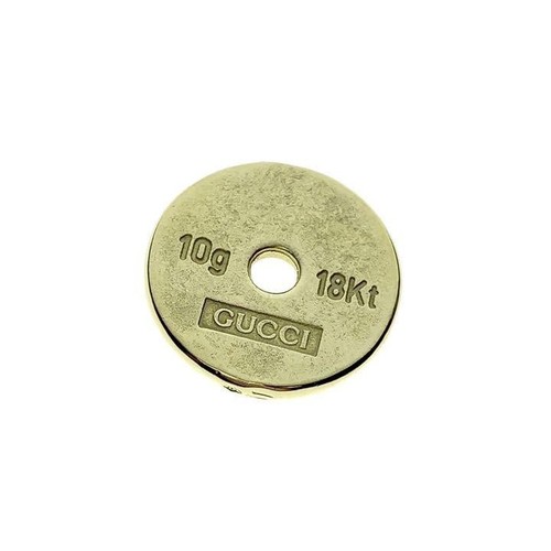 GUCCI Collana 18Kt Moneta Lingotto Ciondolo 10G