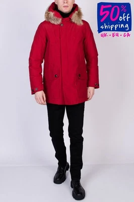 RRP€710 WOOLRICH Dayton Down Parka Jacket Size US XS EU S TEFLON Coyote Fur Trim - Image 1 of 4