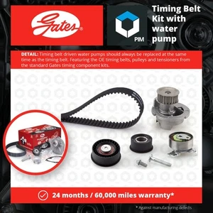 Timing Belt & Water Pump Kit fits OPEL ASTRA G 1.8 98 to 05 Set Gates Quality - Picture 1 of 3