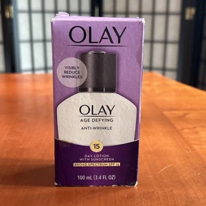 Olay Age Defying Anti-Wrinkle Day Lotion SPF 15 3.4oz 1 Pack New - Picture 1 of 5
