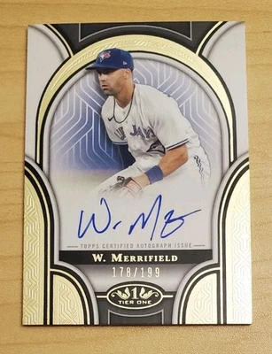 2023 Topps Tier One - Prime Performers Autographs Whit Merrifield #PPA-WM /199  - Image 1 of 2