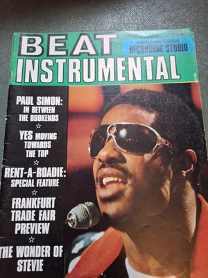 BEAT INSTRUMENTAL Magazine MARCH 1972 Stevie Wonder Yes Elkie Brooks Middle Road - Image 1 of 2