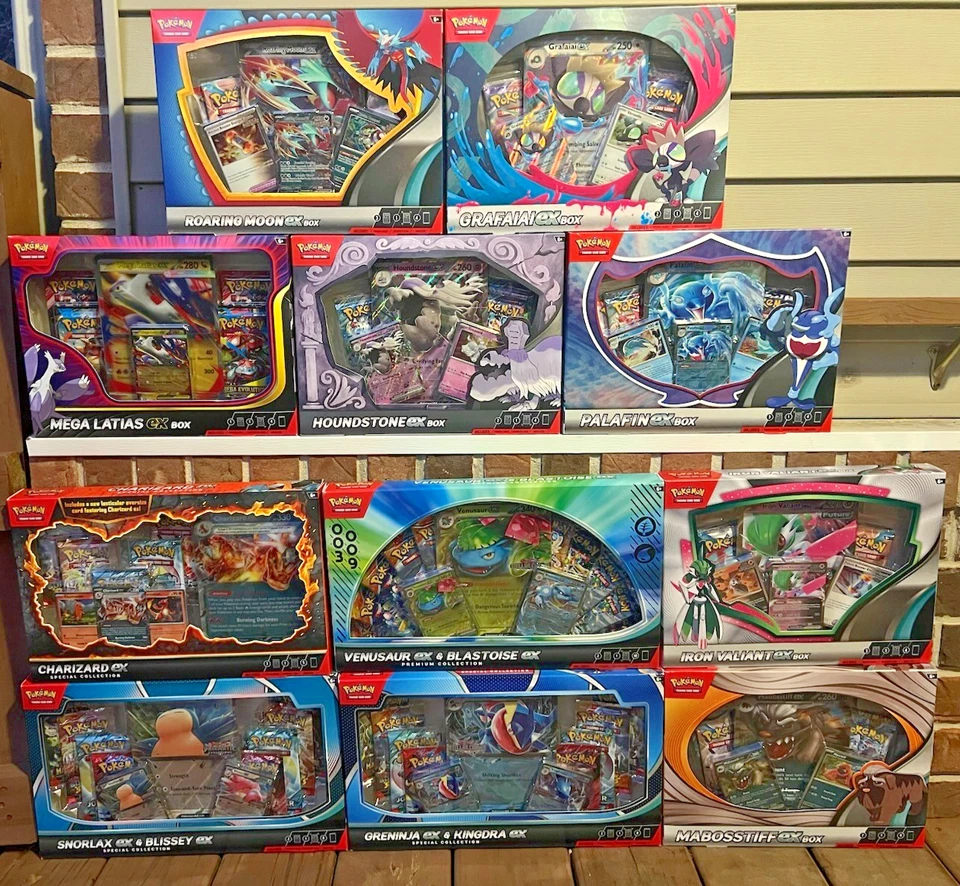 BRAND NEW-Pokemon TCG Random ex Box LOT OF 11-FACTORY SEALED-FAST SHIP! - Image 1 of 1