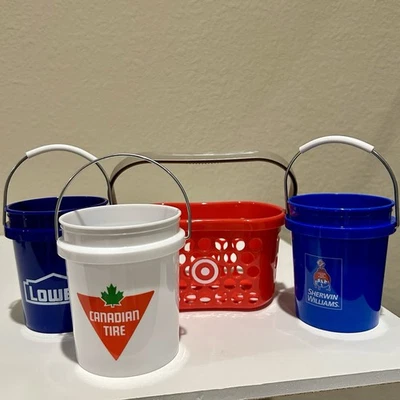 Lote de colección Lowe’s Canadian Tire Sherwin Williams Mini Bucket Target Basket Foto 1 de 4