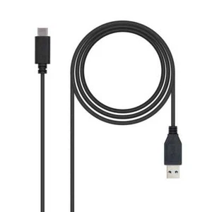Nanocable Cable USB C a USB Tipo A 3.1 Gen2 3A Negro 1,0 m 10.01.4001 - Imagen 1 de 3
