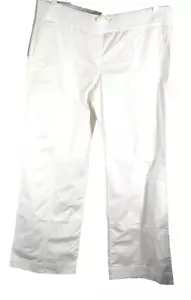 Talbots Signature Petites 14P Mujer Pantalón Blanco Usado 39/30 Usado - Imagen 1 de 7