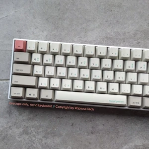 Retro Grey 9009 Keycaps set PBT OEM Profile for Cherry MX Mechanical Keyboards - Picture 1 of 9