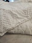 Beddys Twin Size “Love At First White”  Minky  Zip Up Bedding 80”x74”
