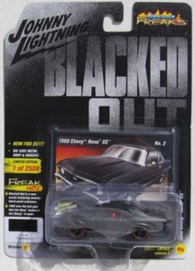 JOHNNY LIGHTNING STREET FREAKS BLACKED OUT 1968 CHEVY NOVA SS RLT #2 VHTF - Picture 1 of 2