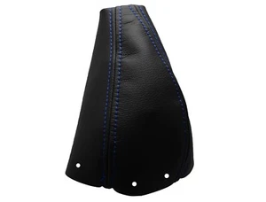 MERCEDES CLK W208 (1997-2002) - Soufflet Levier De Vitesse Cuir - Couture Bleu - Picture 1 of 1