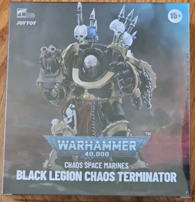 Joy Toy Warhammer 40K Black Legion Chaos Terminator Bathalorr 1:18 jt2108  Foto 1 de 2