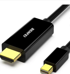 BENFEI 4K Mini DisplayPort to HDMI Cable, Mini DP to HDMI 6 Feet Cable (Thunderb - Picture 1 of 1