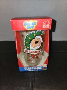 Vaso de Navidad de vidrio Family Guy 16 oz nuevo “Ho Freakin Ho” - Imagen 1 de 5