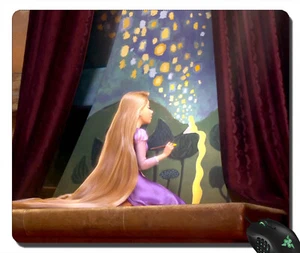 Tangled Rapunzel Beauty Prince mousepad lock edge - Picture 1 of 3