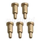 0.2x0.45cm Copper Spring Probe Pin Connector Thimble Set of 100 Gold Plating