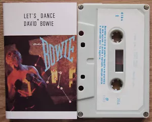 DAVID BOWIE - LET'S DANCE (WATTS 284) PORTUGAL CASSETTE TAPE - Picture 1 of 3