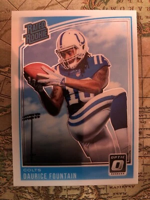 2018 Donruss Optic #183 Daurice Fountain Colts Rated Rookie - Image 1 of 2