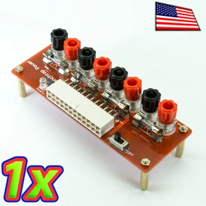 24Pin ATX Fused Computer Power Supply Adapter Screw Jack Breakout On Off Switch - Picture 1 of 3