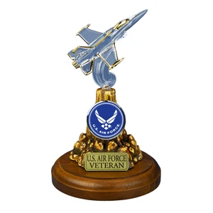 F-16 Fighter Jet Great gift for Air Force Retirees Veterans Military Gift - Picture 1 of 4