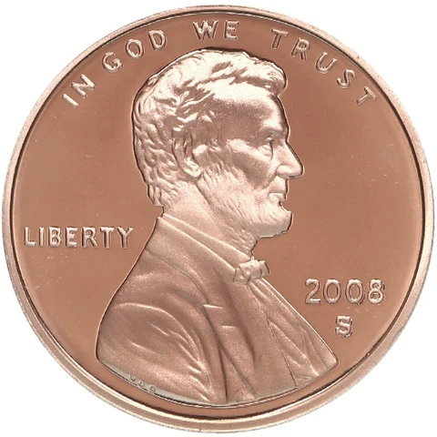 2008 S Lincoln Memorial Cent Gem Deep Cameo Proof Penny Cover