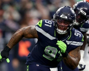 Byron Murphy II Mid Game Action Seattle Seahawks 8x10 NFL Football Photo - Picture 1 of 1