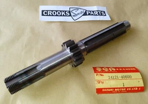 Contraeje de embrague genuino Suzuki 11T NOS 24121-40600 PE250 1980 a 1982 - Imagen 1 de 10