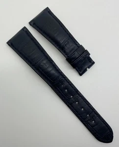 Authentic Patek Philippe 21mm x 16mm Blue Alligator Watch Strap Band D E88 OEM - Picture 1 of 7