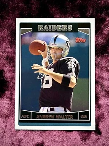 Andrew Walter 2006 Topps RC #119 MINT Raiders Rookie Jersey Arizona State Snake - Picture 1 of 2
