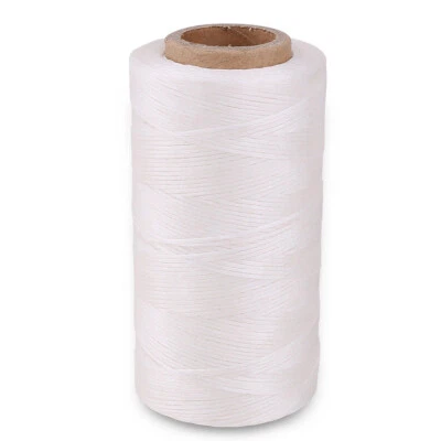 284YARDS 0.8MM WAXED THREAD STRING CORD FOR LEATHER STITCHING DIY LEATHERWARE 1 - Image 1 of 4