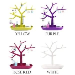 Jewelry Necklace Ring Earring Tree Stand Display OrnamentsOrganizer Holder Rack - Picture 1 of 13