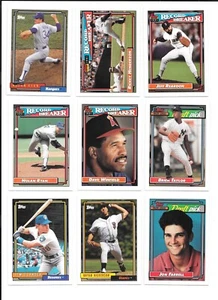 1992 Topps Baseball Trading Cards / Choose #s 1 - 200 / mb16 - Picture 1 of 111