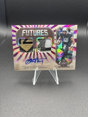 2020 Panini Legacy Futures Dual Patch Steven Montez #FD-SM Pink Auto /5 Bowl - Image 1 of 2