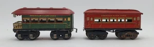 Ives Vintage O American Flyer Assorted Tin Plate Cars [2] - Picture 1 of 2