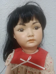 Muñeca bisque asiática Simon & Halbig 1829 en trajes originales 19 pulgadas - Imagen 1 de 22