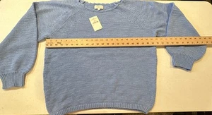 Women's Lou and Grey Sweater LRG Clarion Blue 53760 Nord Shaye NWT - Picture 1 of 9