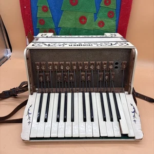 hohner accordion Vintage Works Need Some Repair Look Made In Germany ๐ฉ๐ช - Picture 1 of 15