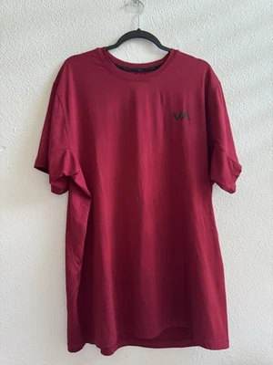Camiseta RVCA Hombre Sport Vent Manga Corta Cuello Redondo XL Roja Foto 1 de 3