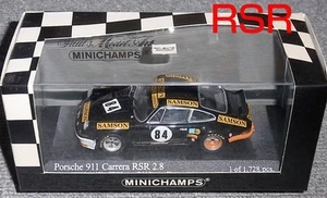 1/43 Porsche 911 Rsr 2.8 No. 84 1973 Monza 1000Km Gt Class Winner Black 901 - Picture 1 of 2
