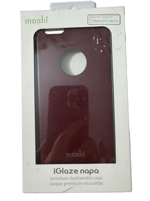 Funda de cuero sintético Moshi iGlaze Napa Premium Apple iPhone 6 Plus/6s Plus - Vino Foto 1 de 2